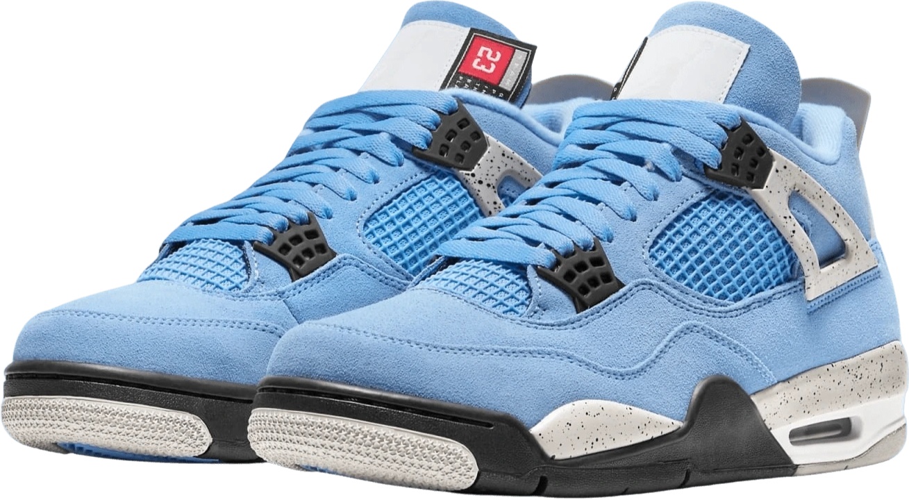 de jordan 4 retro university blue
